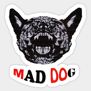 Mad Dog Sticker